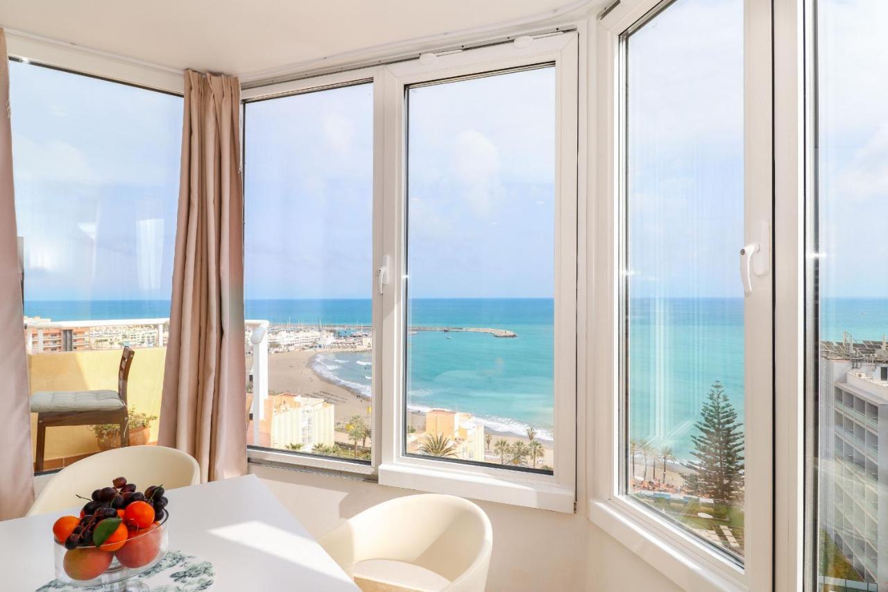Penthouse With Panoramic Views - Puerto Marina Apartment เบนัลมาเดนา ภายนอก รูปภาพ