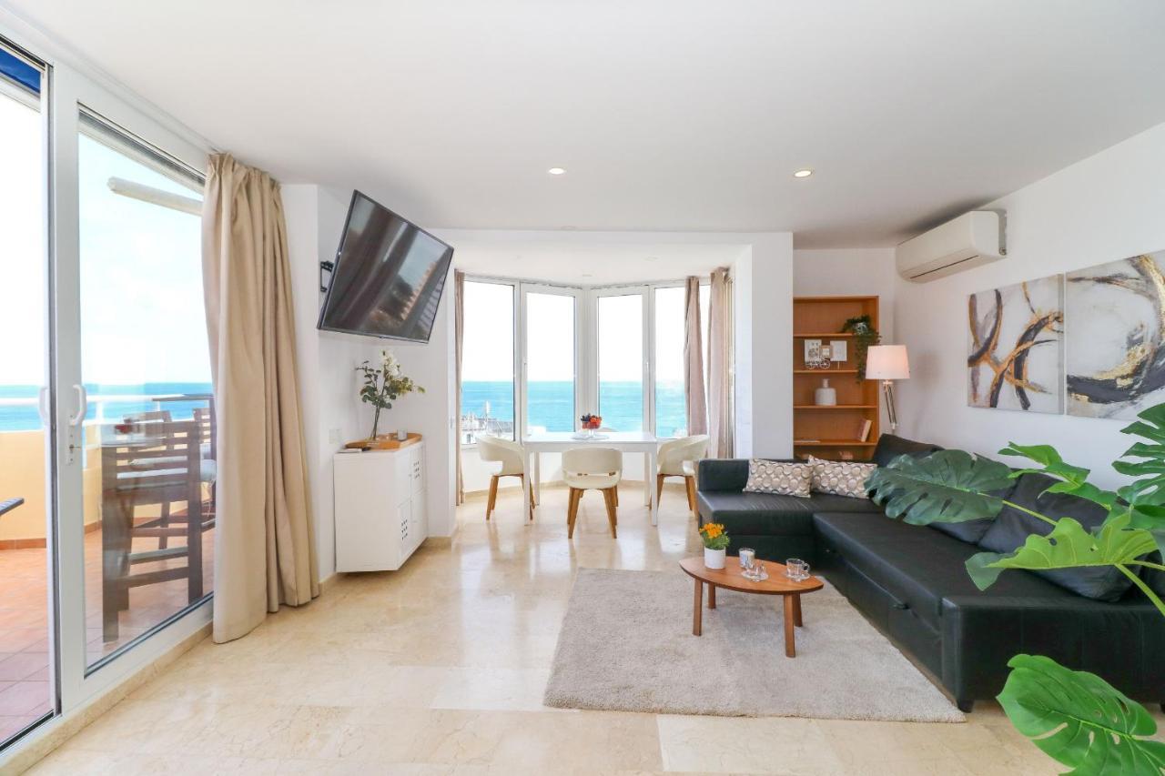 Penthouse With Panoramic Views - Puerto Marina Apartment เบนัลมาเดนา ภายนอก รูปภาพ