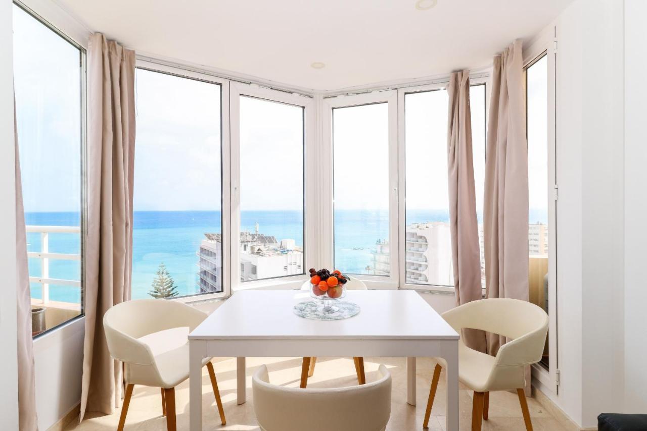 Penthouse With Panoramic Views - Puerto Marina Apartment เบนัลมาเดนา ภายนอก รูปภาพ