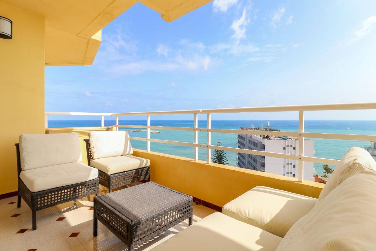 Penthouse With Panoramic Views - Puerto Marina Apartment เบนัลมาเดนา ภายนอก รูปภาพ