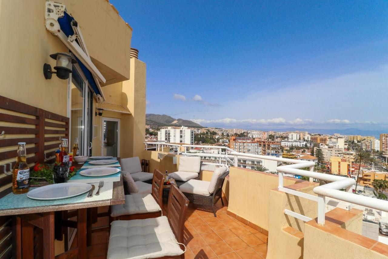 Penthouse With Panoramic Views - Puerto Marina Apartment เบนัลมาเดนา ภายนอก รูปภาพ